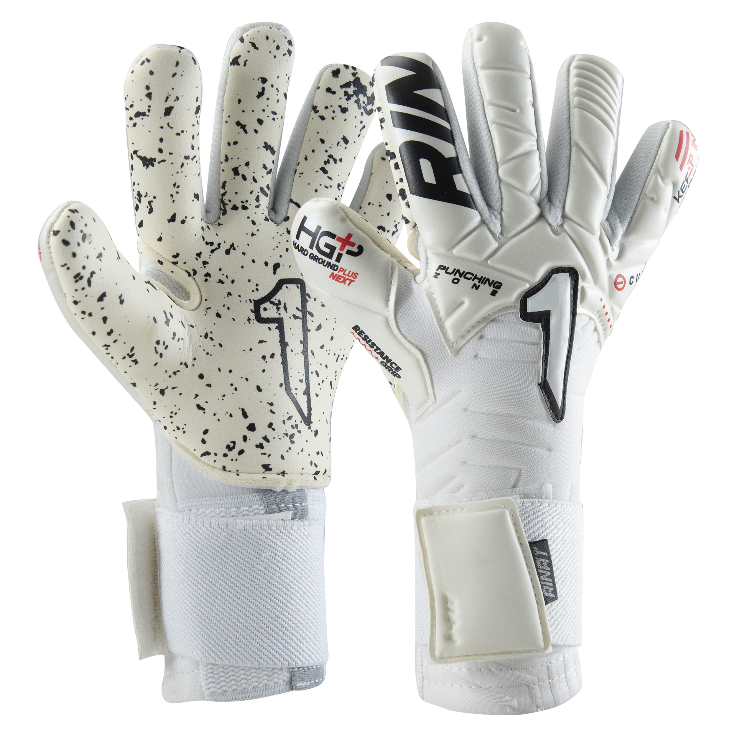 Rina Luva Goleiro Rinat Kratos Prime Branco Adulto - Rinat Sports Brasil