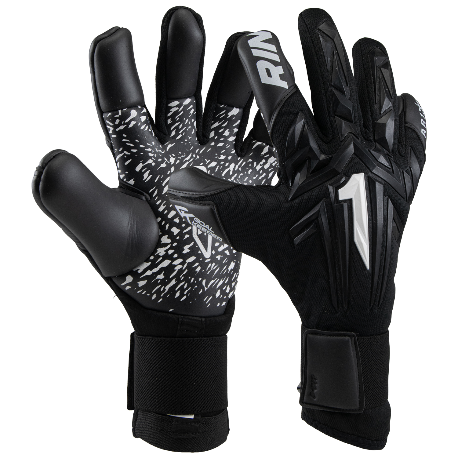 Luva Goleiro Rinat Aries X Prime Preta Adulto - Rinat Sports Brasil